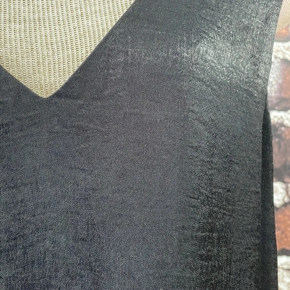 AHLENS SWEDEN Dress V Neck Cocktail Party Maxi Black Size 40 Medium - Picture 9 of 16